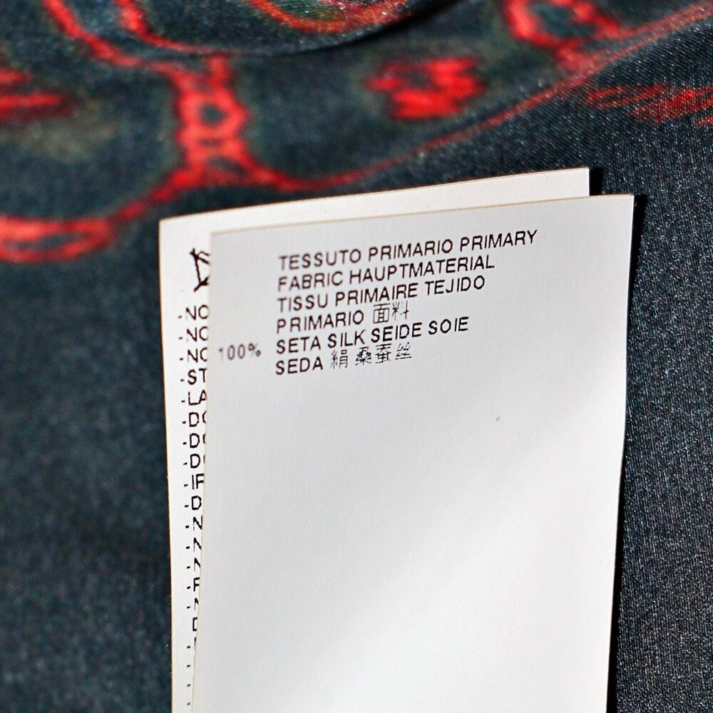 JUST CAVALLI LEOPARD PRINT SIGNED LOGO BUTTON UP TUNIC US XL-2XL / IT 46 $675 - Picture 15 of 15